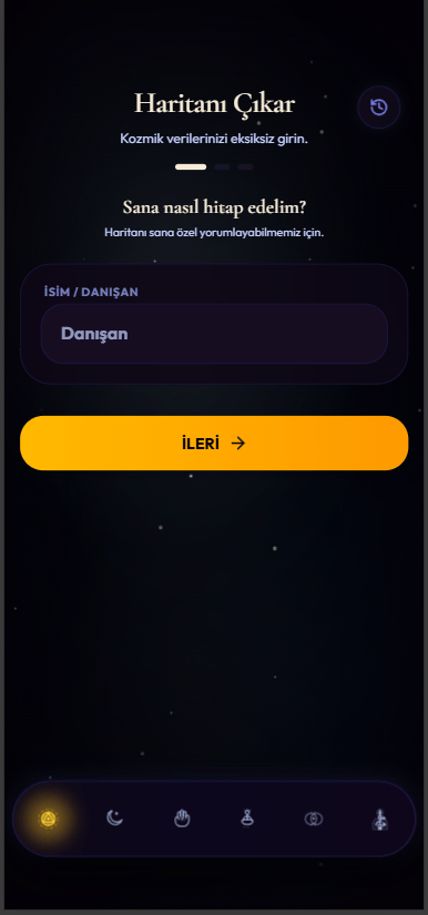 KUT kişisel harita oluşturma ekranı
